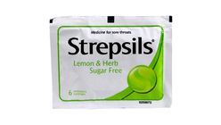 Strepsils Lemon & Herb Sugar Free 6 Pieces - 121079487