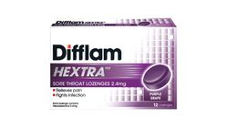 Difflam Hextra Sore Throat Lozenges 2.4mg 1 Box - 121111460