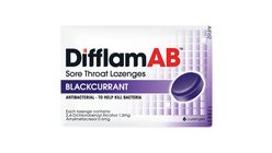Difflam AB Lozenge Blackcurrant 6s