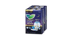 Laurier Night Safe Safety Gather Wing (40cm) 2 Packets x 8 Pieces - 121086915