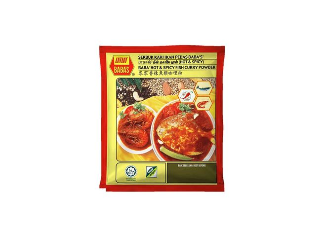 Baba's Hot & Spicy Fish Curry Powder 125g