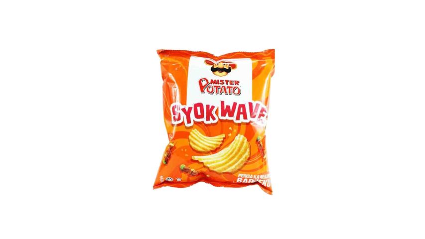 Mister Potato Syok Wave BBQ Chips 55g