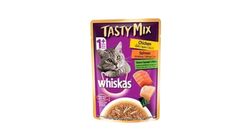 Whiskas Pouch Tasty Mix Chicken Salmon 70g
