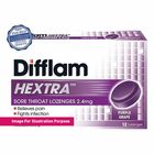 Difflam Hextra Lozenges 12 Pieces - 74175