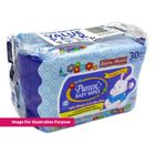 Pureen Baby Wipes (Blue) 2 Packets x 30 Pieces I A1040