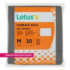 Lotus's Black Garbage Bag (M) 30 Pieces
