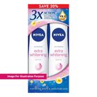 NIVEA Deodorant Extra Bright Spray TWP 2 x 150ml - 70699