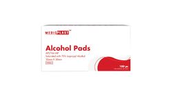 Medicplast Alcohol Pads 70% Isopropyl Alcohol Box 100pcs