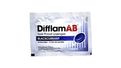Difflam Ab Sore Throat Lozenges Blackcurrant (1 Pack) 6pcs