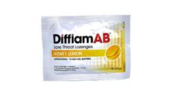 DifflamAB Sore Throat Lozenges Honey Lemon 6pcs