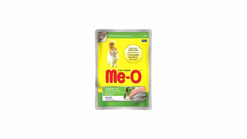 Me-O Cat (PCH) Sardine with Chicken & Rice | 80 g