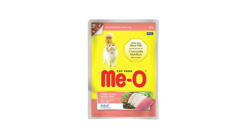 Me-O Cat (PCH) Tuna Topping White Fish | 80 g (00001)