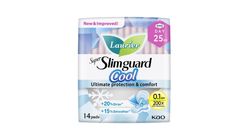 Laurier Super Slimguard Cool 25cm 14pcs