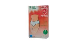 Pan-Mate 100% Cotton Panties (L) 5pcs