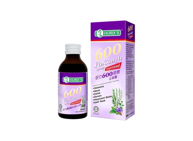 Hurix's Flu Cough Syrup 60ml