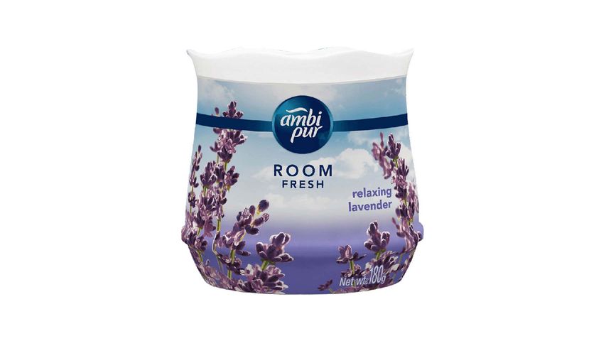 Ambi Pur Room Fresh Relaxing Lavender Gel Air Freshener 180g
