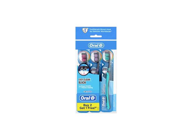 Oral-B Complete Easy Clean Manual Toothbrush (Medium) PolyBag 3 Count