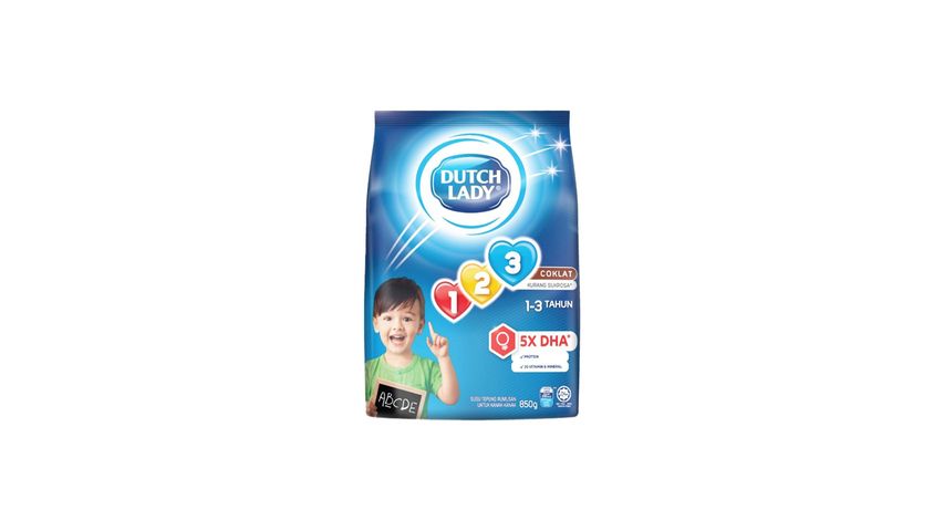 Dutch Lady 123 Chocolate 850g