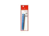 Faber-Castell RX Gel Pen 0.5mm (Blue & Black) 2 Pieces | 6903