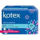Kotex Soft & Smooth Maxi 10 Pieces