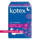 Kotex Soft & Smooth Night Long Wing 6 Pieces