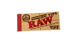 Raw Original Perforated Wide 50 Tips - 1 Piece