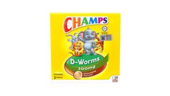 Champs Deworm Chocolate Flavour Tablets 2pcs