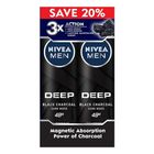 Nivea Men Deodorant - Deep Spray (Twin Pack) | 2 x 150 ml