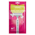 Watsons Ladies Twin Blade Disposable Razors 6 Pieces | 1000330
