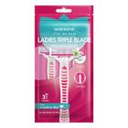 Watsons Ladies Triple Blade Disposable Razor 3 Pieces | 1000331