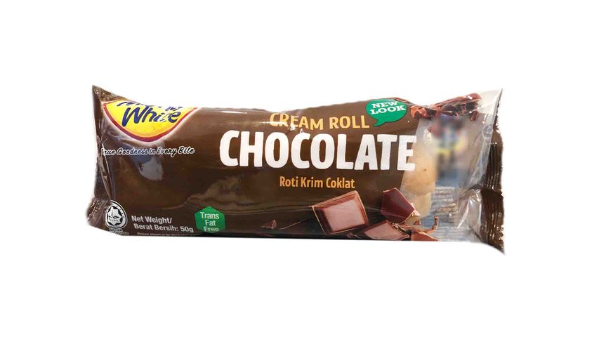 Mighty White Cream Roll Chocolate 50g