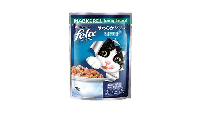 Felix Adult Mackerel Pouch 70g