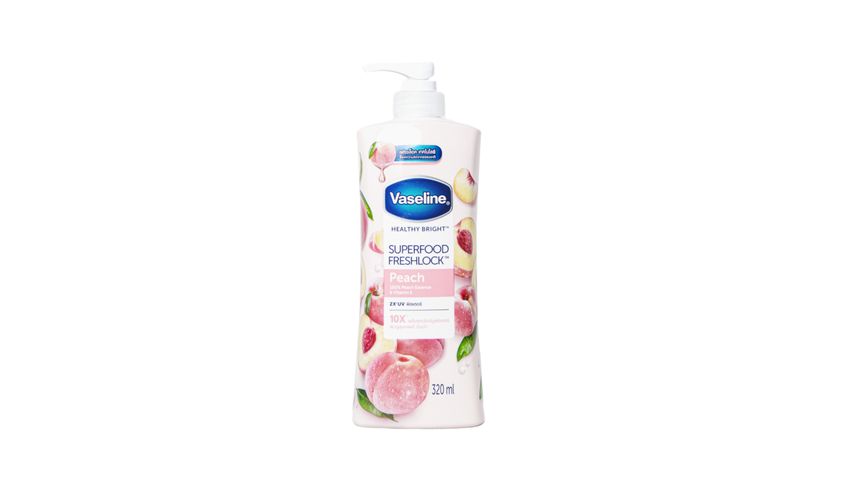 Vaseline Superfood Foreshock Peach Lotion 320ml