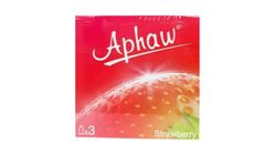 Aphaw Condom Strawberry 3 Pieces
