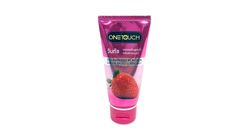 6021300143| One Touch Strawberry Flavour Water-Based Lubricant 75ml
