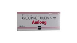 Amlong 5mg Amlodipine Medicine 10 Tablets