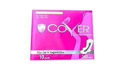 Cover Sanitary Napkins Day Use & Regular Flow Pads 250mm 10 Pieces
