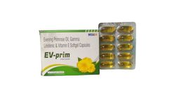 EV Prim Evening Primrose Oil Gamma Linolenic Vitamin E Softgel 10 Capsules