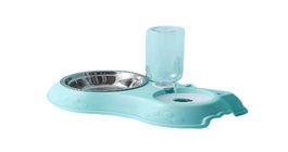 Food Bowl With Water Bottle 1pc