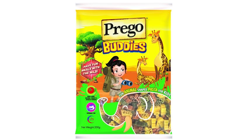 Prego Buddies Animal Dry Pasta 200g