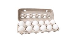 White Eggs in Tray 12pcs