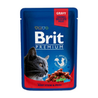 Brit Premium Beef Stew & Peas Cat Food 100g