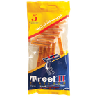Treet II Platinum Disposable Razor Pouch 5 Pieces