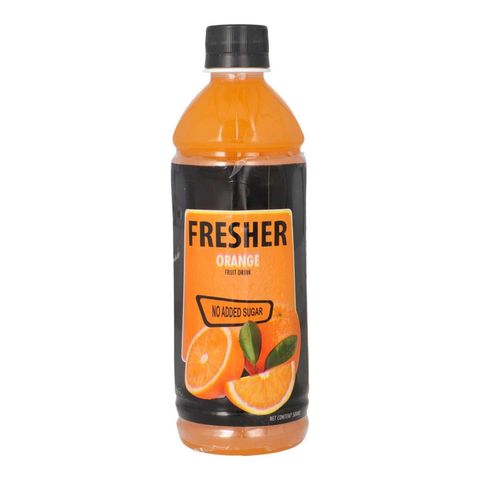 FRESHER JUICE NO ADDED SUGAR ORANGE FRUIT DRINK 500 ML