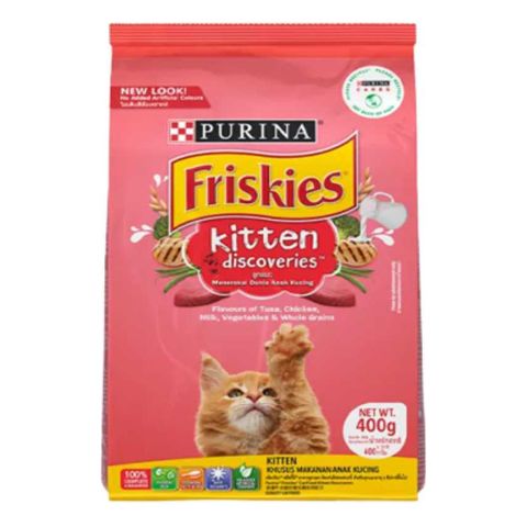 Purina Friskies Kitten Discoveries Cat Food 400g