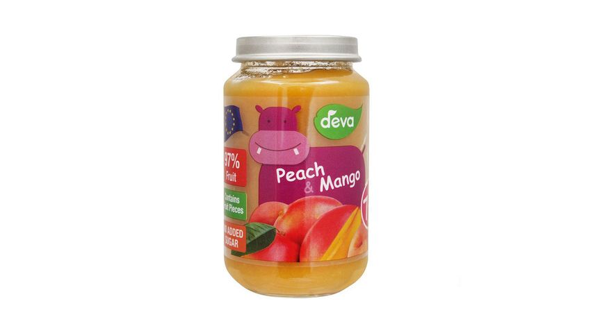 Deva Baby Food Peach & Mango 7+ Months 200g