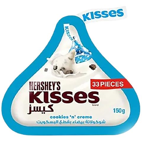 Hershey's Kisses Cookies 'n' Creme Chocolate Pouch 146g