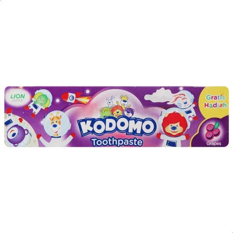 Kodomo Kids Toothpaste Purple 1 Piece