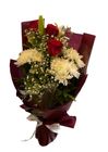 Red & White Mix Flower 1 Bouquet