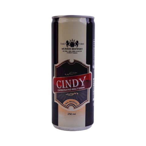Murree Brewery Carbonated Malt Drink Cindy Tin 250ml